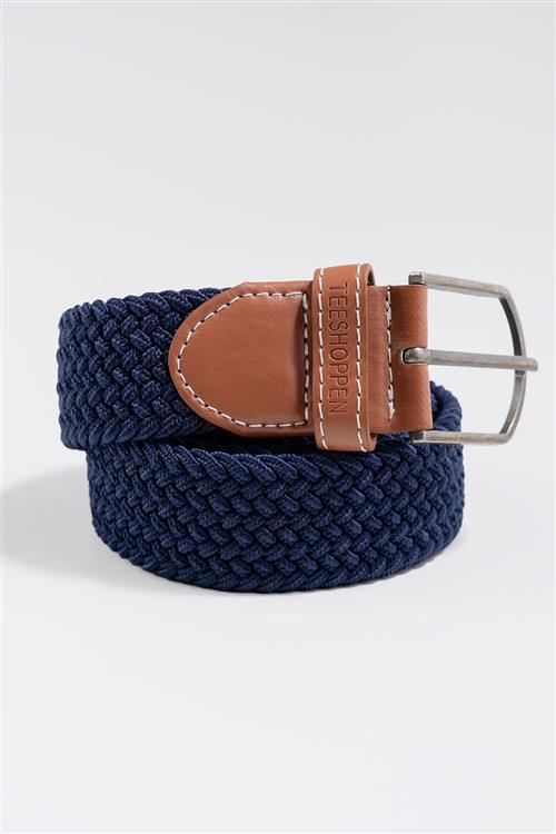 Stretch Bælte - Navy - 105 cm - TeeShoppen