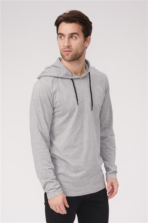 Light hoodie - Lysegrå - Herre - L - TeeShoppen