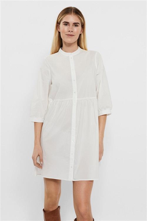 Sisi 3/4 Kjole - Sne Hvid - Dame - M - Vero Moda