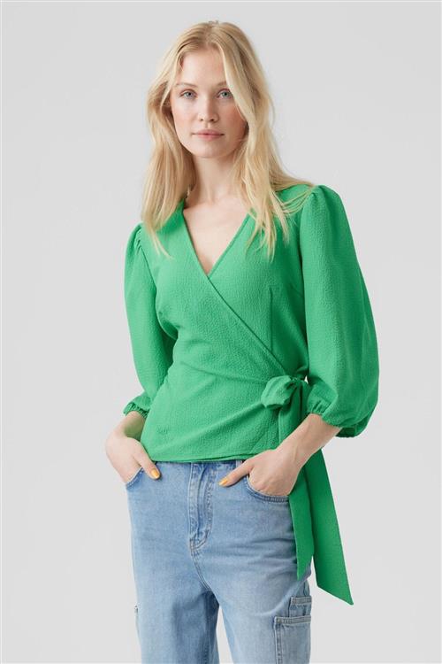 Pepper Aya Bluse - Bright Green - XL - Vero Moda