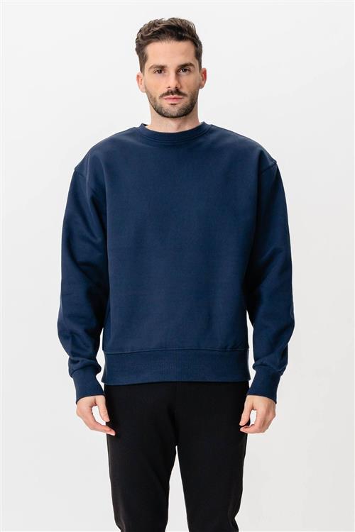 Heavy Crewneck - Navy - XS - TeeShoppen