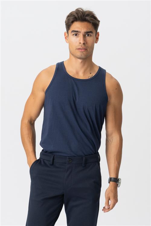 Basic Tanktop - Navy - Herre - 2XL - TeeShoppen