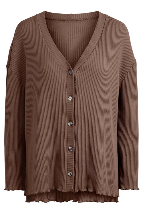 Sigrud Cardigan - Mustang - Dame - L - PIECES