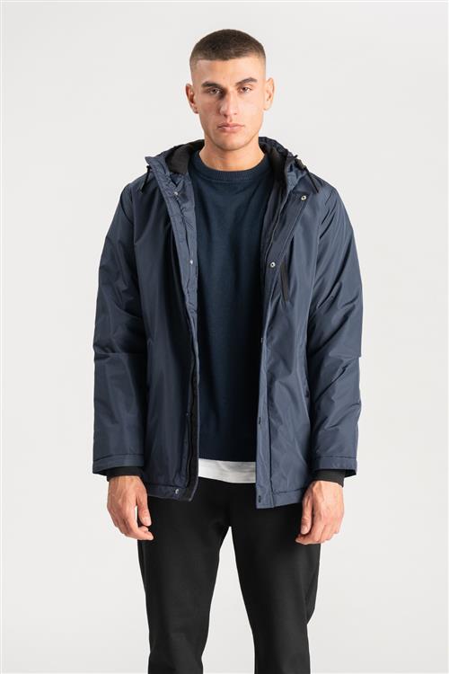 Casual vinterjakke - Marineblå - Herre - 2XL - TeeShoppen