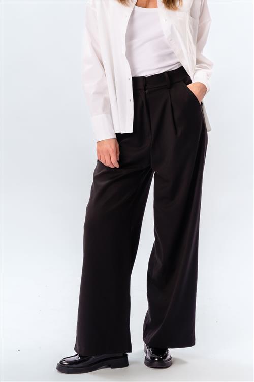 Nadia Pants - Sort - M - TeeShoppen