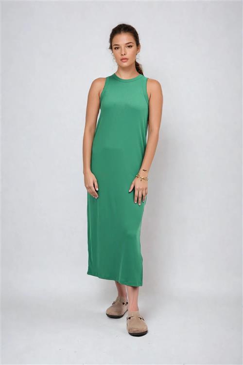 Line Sommer Kjole - Green Bee - M - ONLY