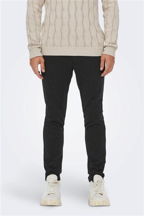Mark Twill Line Pants - Sort - Herre - 32/34 - Only & Sons