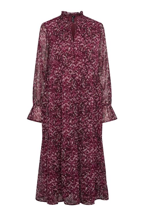 Navi Midi Kjole - Rose Violet - XS - PIECES
