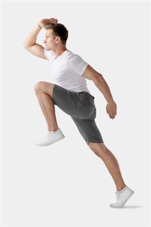 Herre Shorts - Gråmeleret - Herre - XS - TeeShoppen