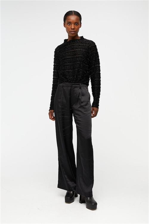 Debra Mid Waist Pants - Sort - 36 - Object