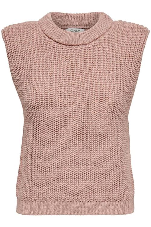 Kayla Strik Vest - Rose Dawn - Dame - XL - ONLY