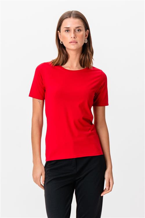 Basic T-shirt - Rød - L - TeeShoppen