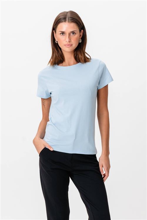 Basic T-shirt - Sky Blue - L - TeeShoppen
