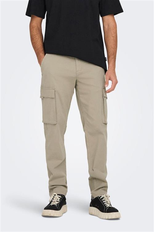 Next Cargo Pants - Chinchilla - Herre - 30/32 - Only & Sons