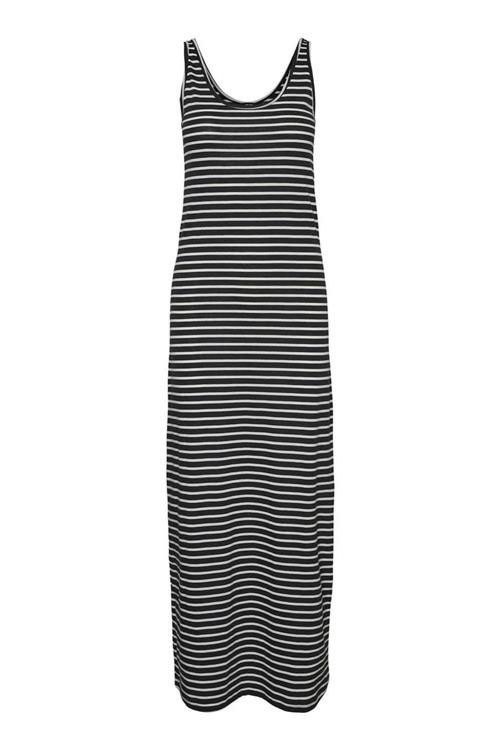 Se Maria Kjole - Sort/Hvid Stribet - Dame - M - Vero Moda ved Teeshoppen