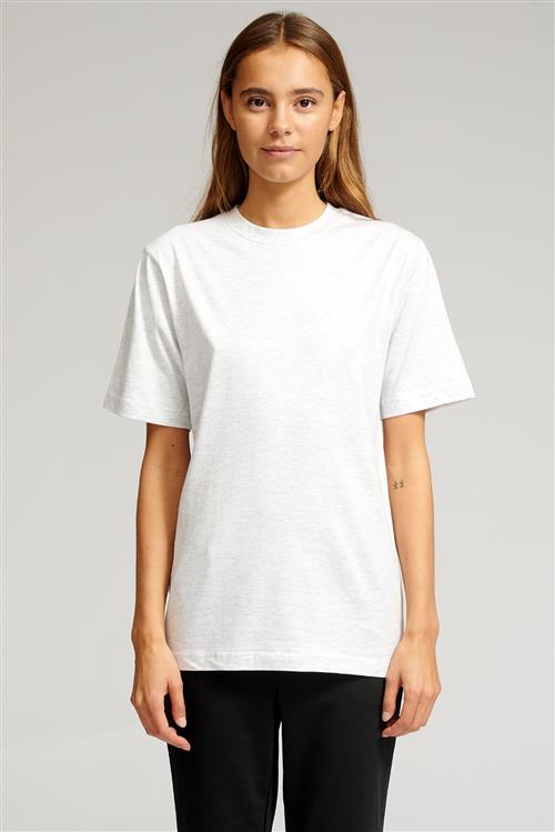 Oversized T-shirt - Askegrå (dame) - Dame - XS - TeeShoppen