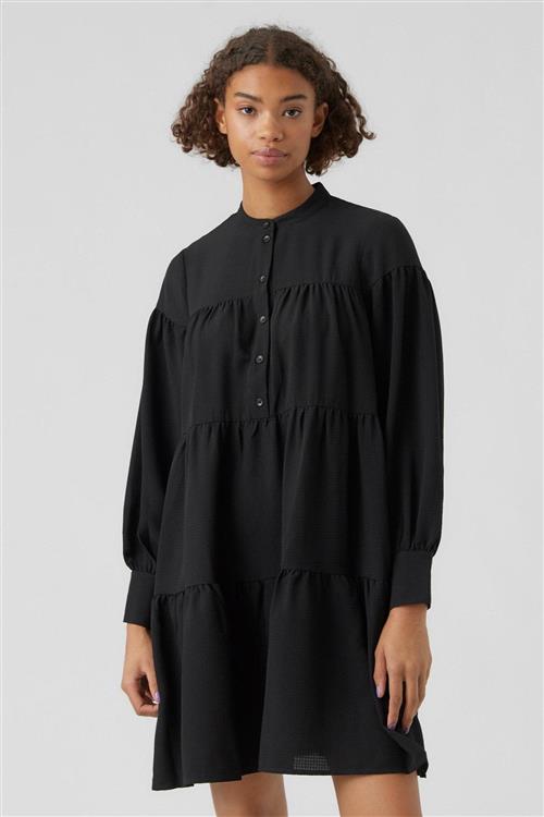 Hyms Langærmet Kjole - Sort - M - Vero Moda