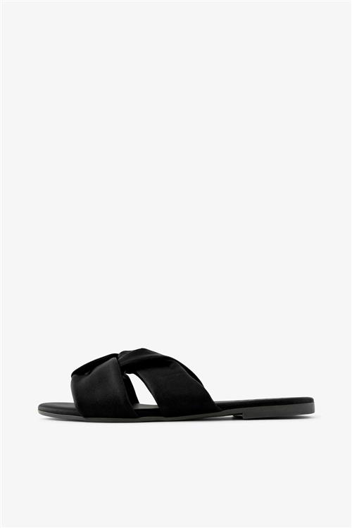 Viki Læder Sandal - Sort - Dame - 41 - PIECES