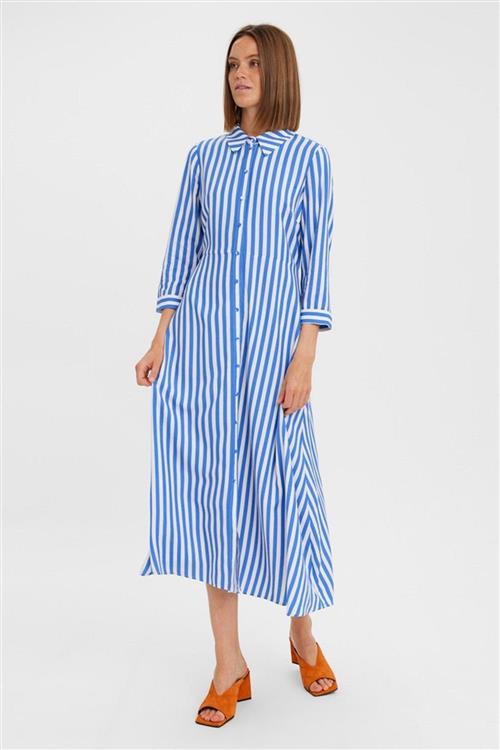 Elly 3/4 Skjortekjole - Regatta - L - Vero Moda