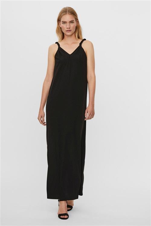 Molly Strap Ankle Dress - Sort - Dame - M - Vero Moda