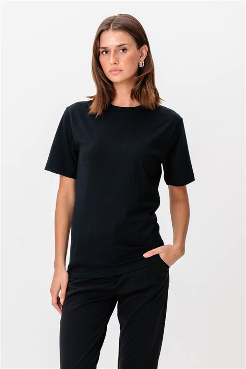 Oversized T-shirt - Sort (dame) - Dame - L - TeeShoppen