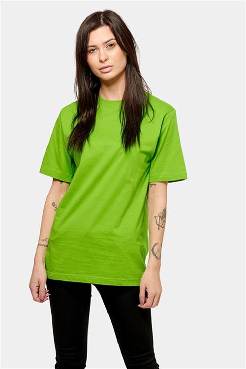 Oversized t-shirt - Lime - Dame - 3XS - TeeShoppen