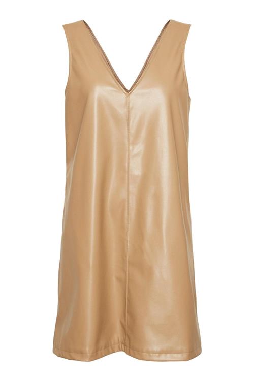 Bella Coated Kjole - Tigers eye - L - Vero Moda