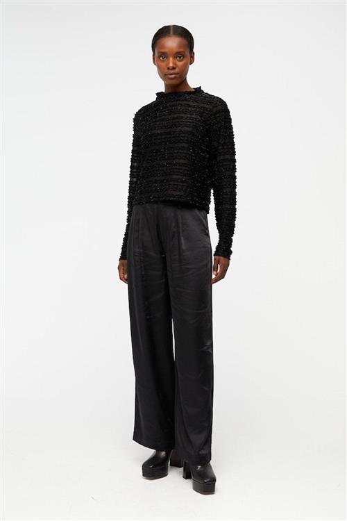 Runa Langærmet Bluse - Sort - XS - Object