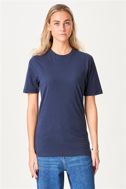 Boyfriend Tee - Navy - Dame - 2XS - TeeShoppen