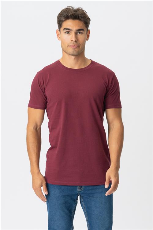 Muscle T-shirt - Bordeaux - Herre - XS - TeeShoppen