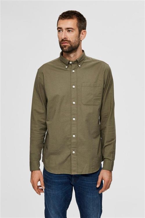 Rick Flex Skjorte - Aloe - Herre - S - Selected Homme