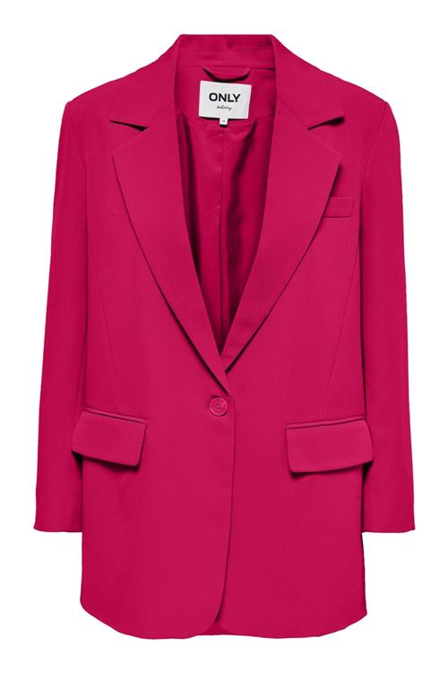 Lana-Berry Oversized Blazer - Love Potion - 34 - ONLY