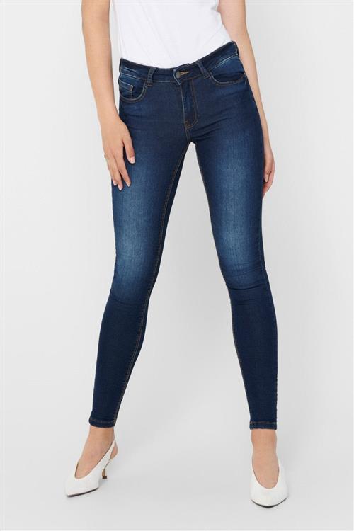 Originale Performance Jeans - Blå denim (mid waist) - Dame - M/32 - Jacqueline de Yong