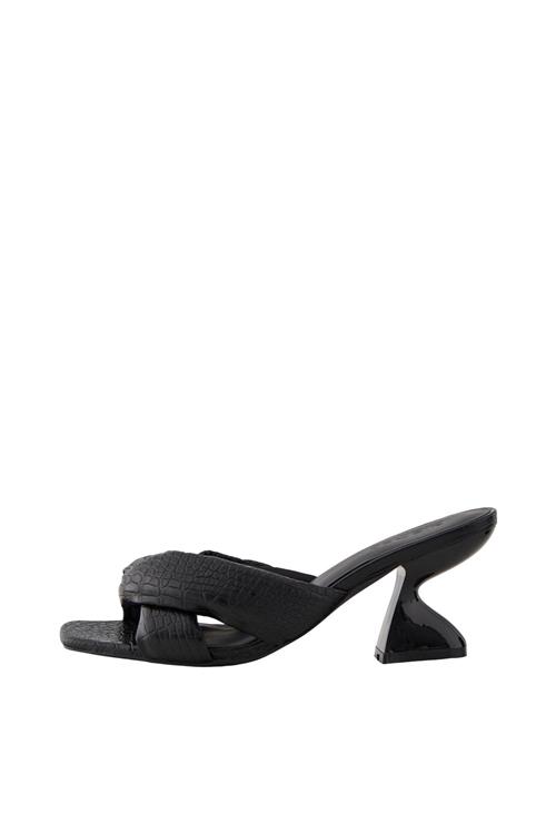 Briella Croco Sandal - Sort - 39 - PIECES
