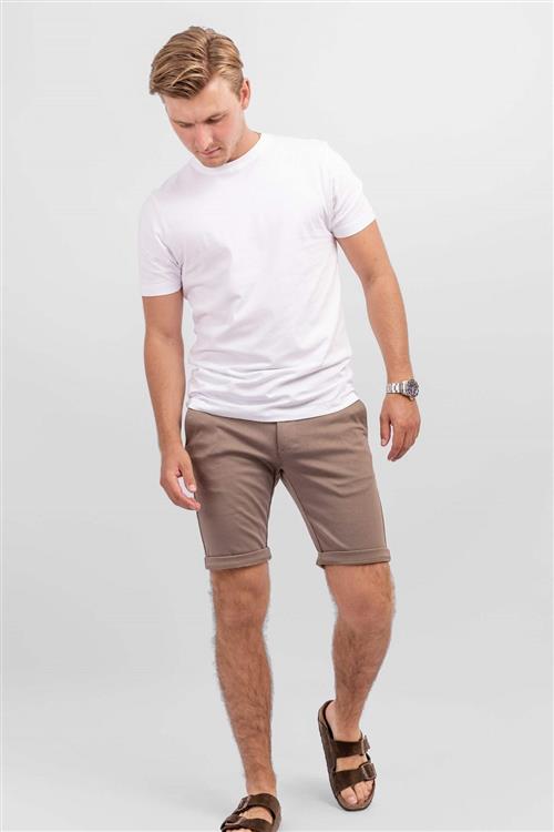 Chino Shorts - Walnut - Herre - L - TeeShoppen