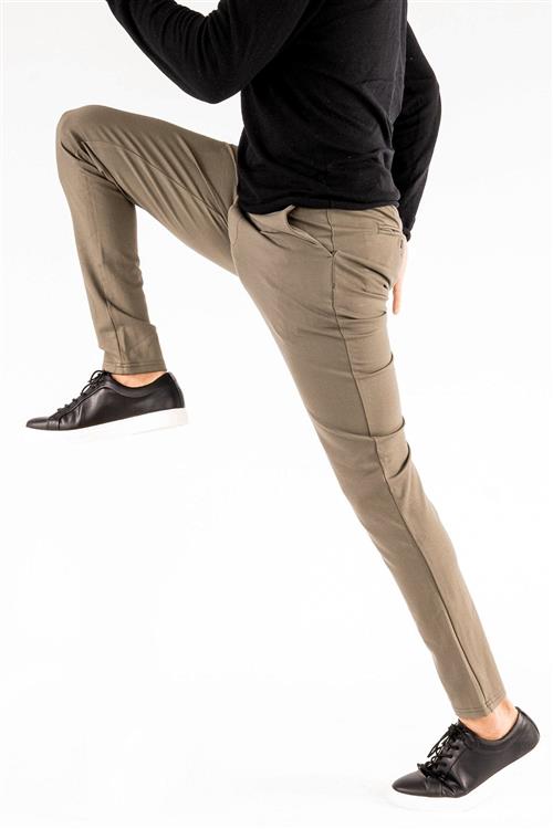 Performance Jog Pants - Oliven - Herre - 36/36 - TeeShoppen