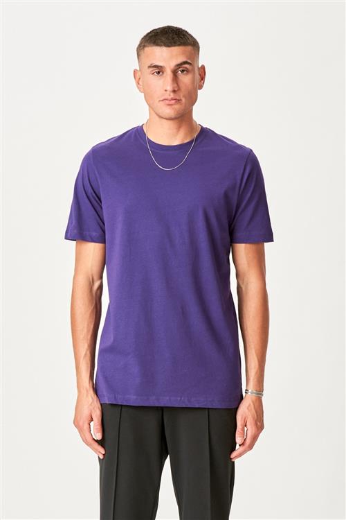 Basic T-shirt - Lilla - Herre - 3XL - TeeShoppen