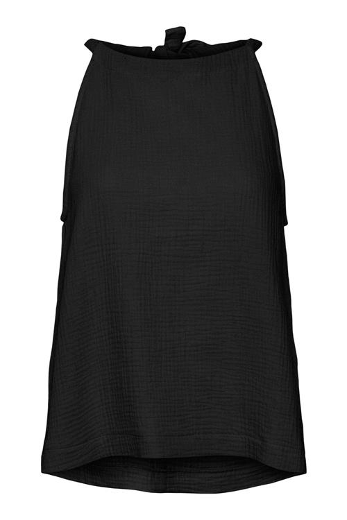 Natali Halterneck Top - Sort - M - Vero Moda
