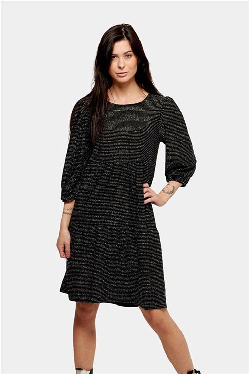 Kjole med glimmer striber - Sort - Dame - M - Vero Moda