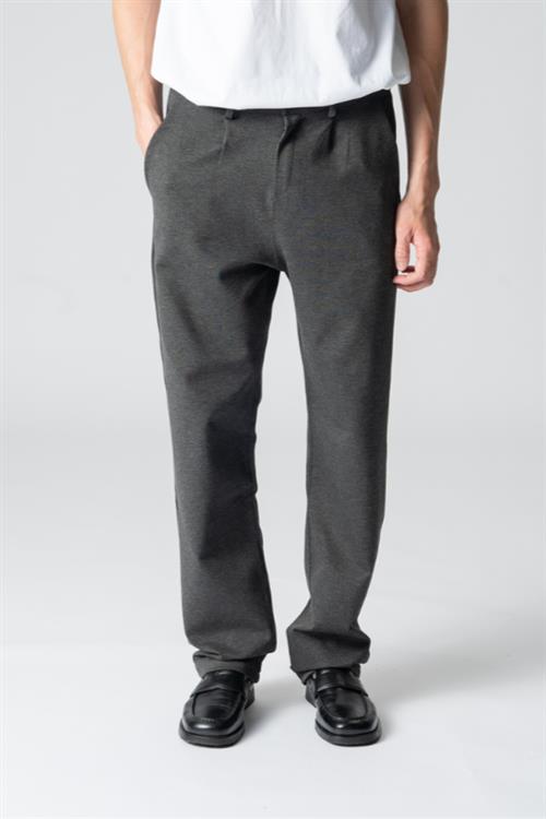 Performance Pants Wide - Melange Grey - XS/32 - Bukser med stretch - TeeShoppen