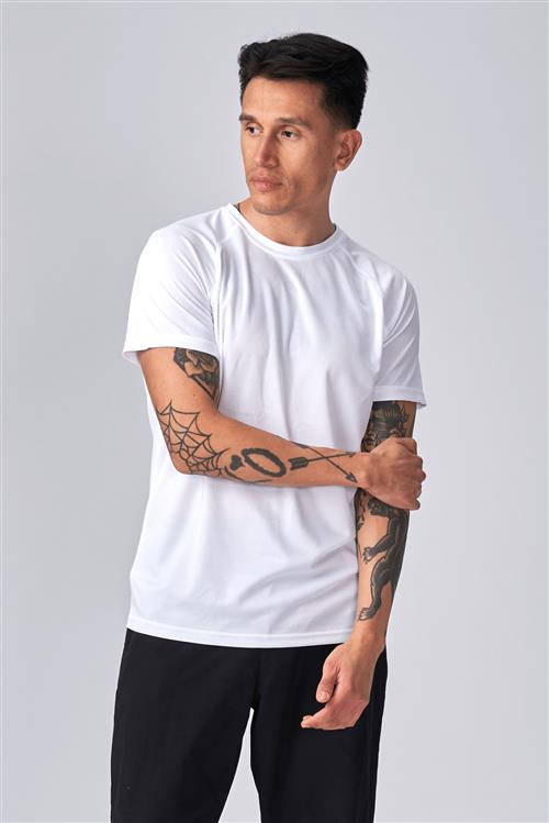 Trænings T-shirt - Hvid - Herre - 4-6 år - TeeShoppen