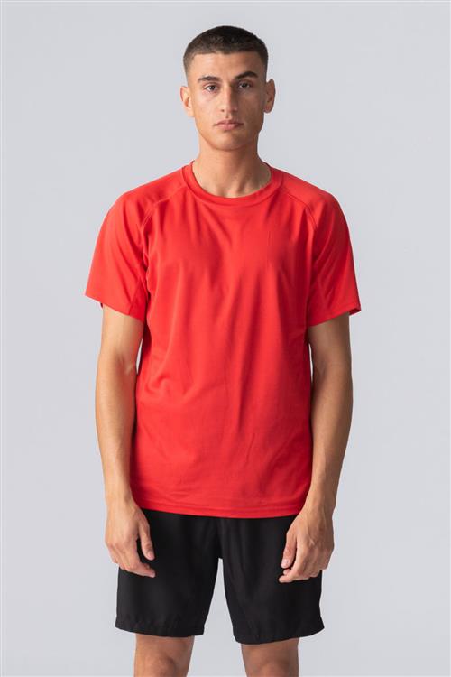 Trænings T-shirt - Rød - Herre - XL - TeeShoppen