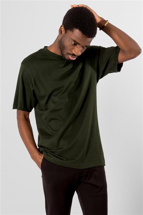 Oversized T-shirt - Bottlegreen - Herre - 3XL - TeeShoppen