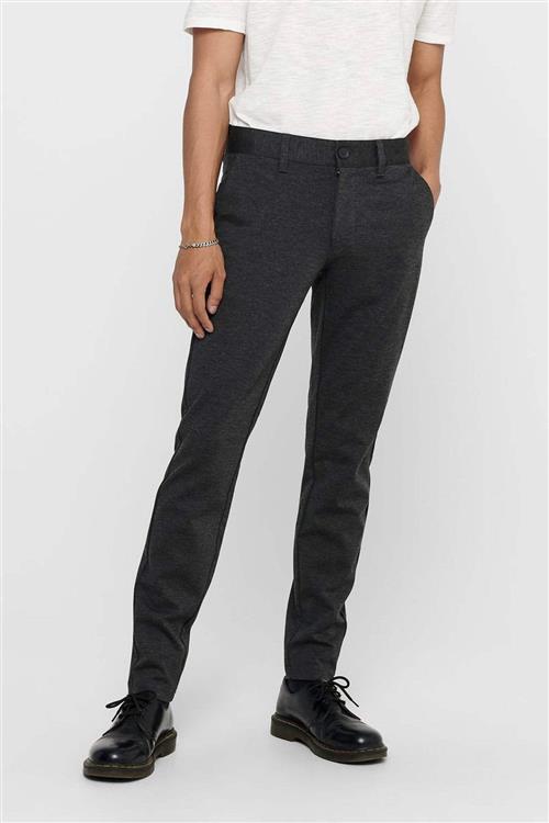 Mark Pants - Mørke Grå (stræk bukser) - FeHerre - 34/32 - Only & Sons
