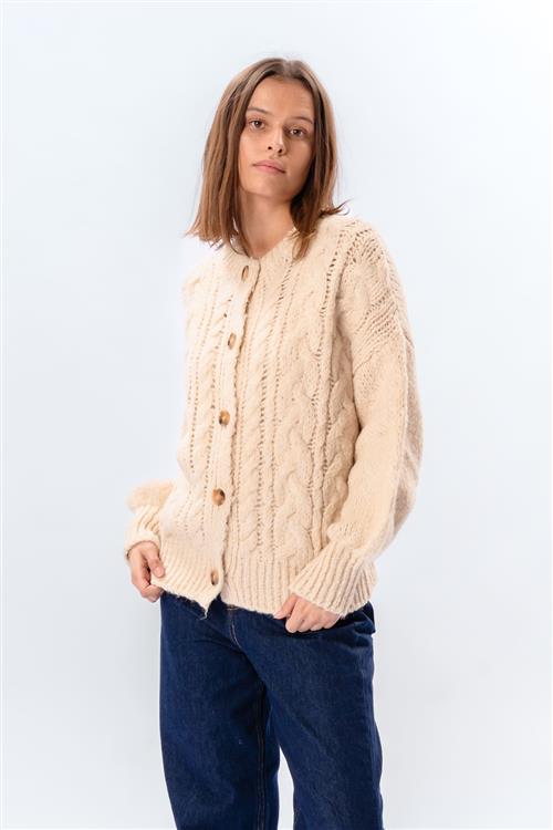 Botton Knit - Hvid - One Size - TeeShoppen