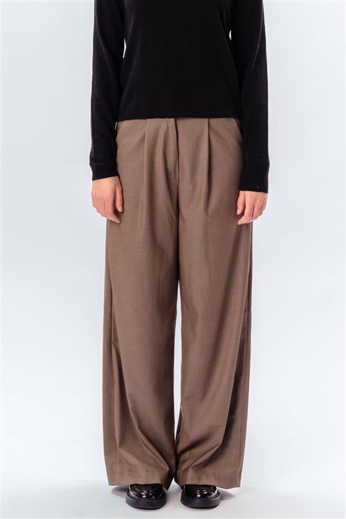 Nadia Pants - Taupe - M - TeeShoppen
