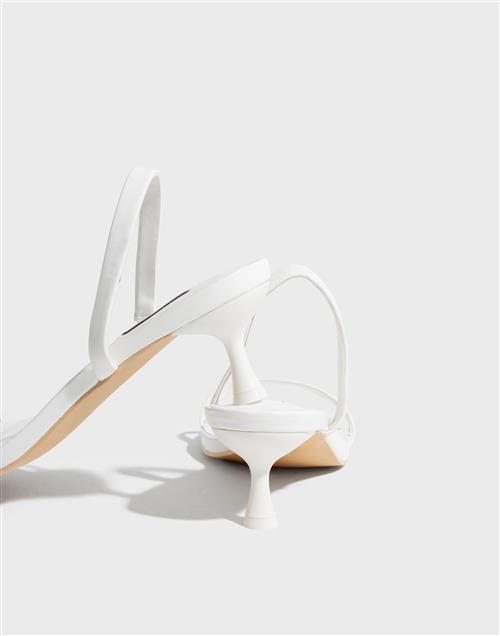 Nelly - Hvid - Simplicity Strap Heel