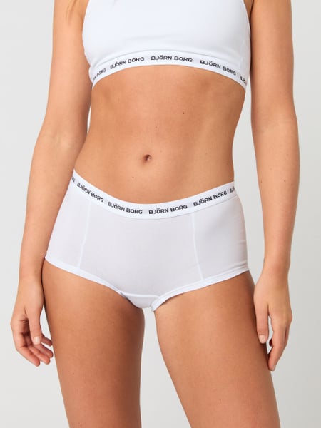 Björn Borg Logo Boxer Shorts 3-pack Hvid, XXL