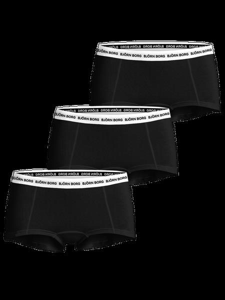 Björn Borg Logo Boxer Shorts 3-pack Sort, XXL