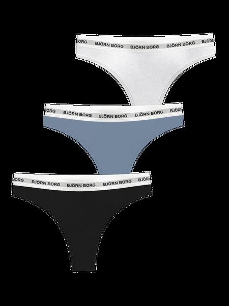 Björn Borg Logo Thongs 3-pack Multi, S